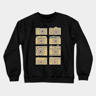 Yellow Classic Camera Crewneck Sweatshirt